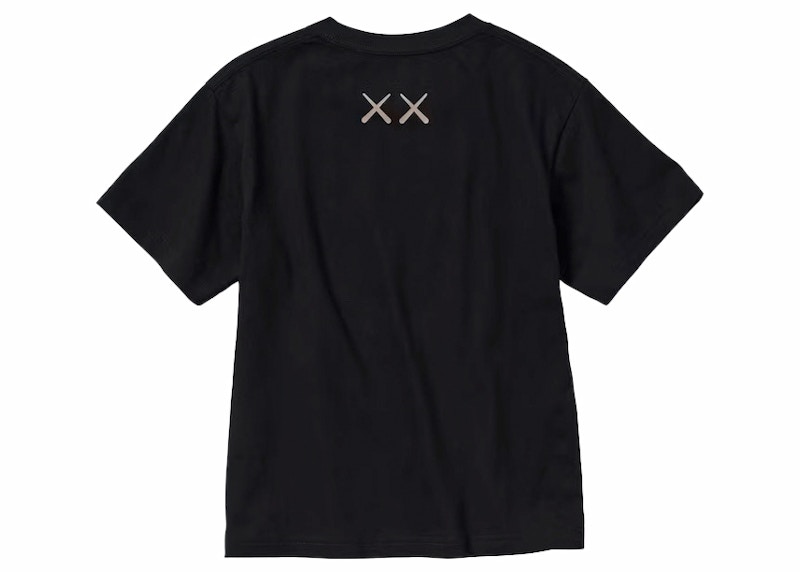 KAWS Uniqlo UT Youth Short Sleeve Graphic T-shirt (Asia Sizing) Black 圖 2