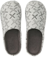 KAWS x Uniqlo X Logo Room Shoes Gray KAWS x Uniqlo X Logo Room Shoes Gray