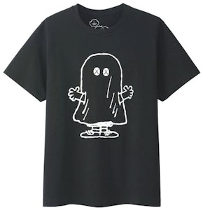 KAWS x Uniqlo x Peanuts 幽靈黑色T恤 Buy KAWS x Uniqlo x Peanuts 幽靈黑色T恤