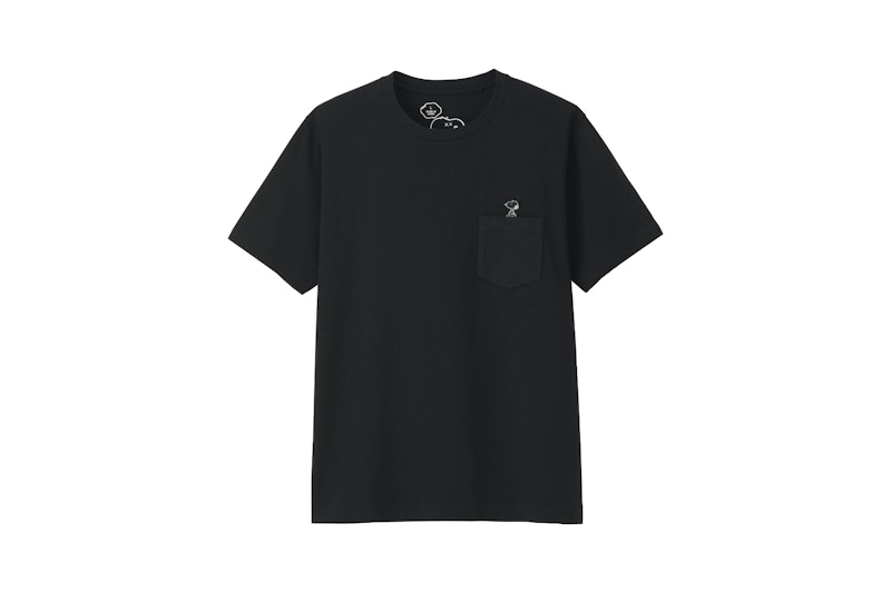 KAWS x Uniqlo x Peanuts Snoopy Pocket Tee (US Sizing) Black