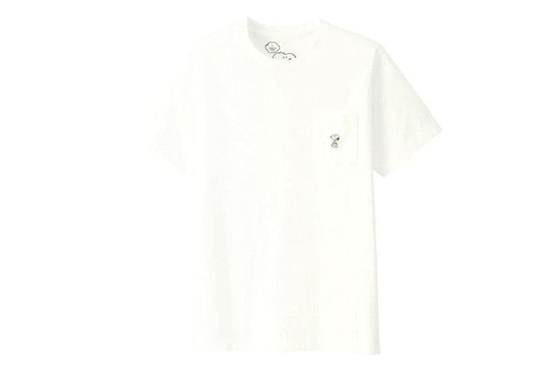 KAWS x Uniqlo x Peanuts Snoopy Pocket Tee White