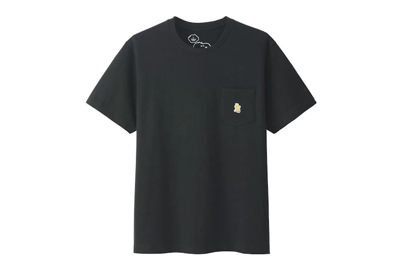 KAWS x Uniqlo x Peanuts Woodstock Pocket Tee (US Sizing) Black