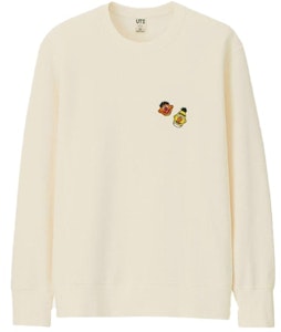 Sweatshirt KAWS x Uniqlo x Sesame Street Bert & Ernie Natural Buy Sweatshirt KAWS x Uniqlo x Sesame Street Bert & Ernie Natural