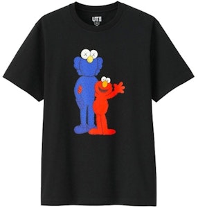 KAWS x Uniqlo x Sesame Street BFF Elmo Baju-T (Saiz JP) Hitam Buy KAWS x Uniqlo x Sesame Street BFF Elmo Baju-T (Saiz JP) Hitam