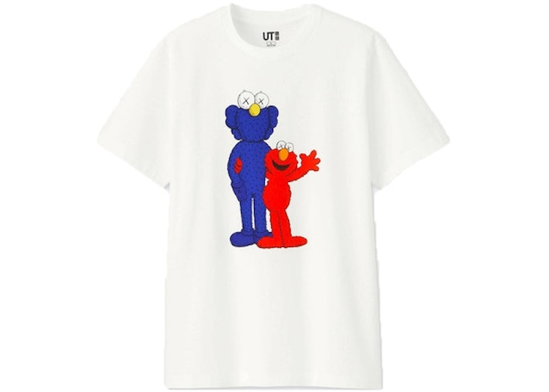 KAWS x Uniqlo x Sesame Street BFF Elmo Tee (JP Sizing) White