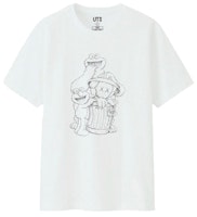 KAWS x Uniqlo x Sesame Street Companion Trash Can Outline Tee (US Sizing) White KAWS x Uniqlo x Sesame Street Companion Trash Can Outline Tee (US Sizing) White