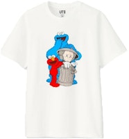 KAWS x Uniqlo x Sesame Street Companion Trash Can Tee (Japanese Sizing) White KAWS x Uniqlo x Sesame Street Companion Trash Can Tee (Japanese Sizing) White