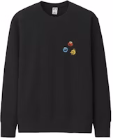 KAWS x Uniqlo x Sesame Street Elmo Cookie Monster Big Bird Heads Sweatshirt (US Sizing) Black KAWS x Uniqlo x Sesame Street Elmo Cookie Monster Big Bird Heads Sweatshirt (US Sizing) Black
