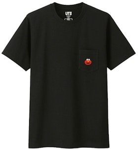 KAWS x Uniqlo x 芝麻街艾莫口袋T恤(美國尺碼)黑色 Buy KAWS x Uniqlo x 芝麻街艾莫口袋T恤(美國尺碼)黑色