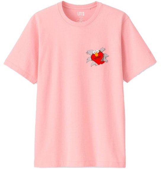 kaws-x-uniqlo-x-sesame-street-elmo-tee-japanese-sizing-pink