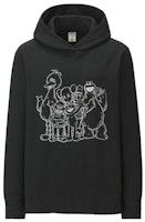 KAWS x Uniqlo x Sesame Street Group #2 Outline Hoodie Black KAWS x Uniqlo x Sesame Street Group #2 Outline Hoodie Black