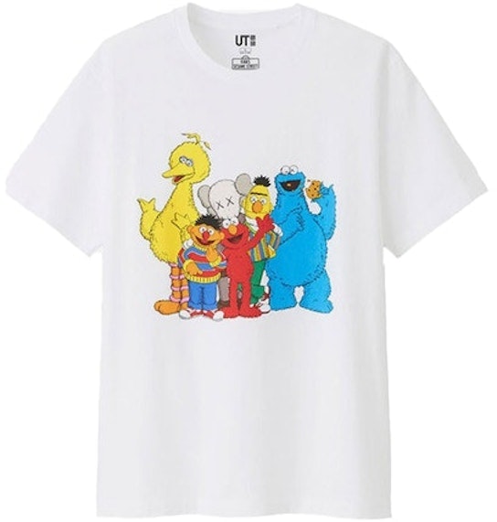 kaws-x-uniqlo-x-sesame-street-group-2-tee-white