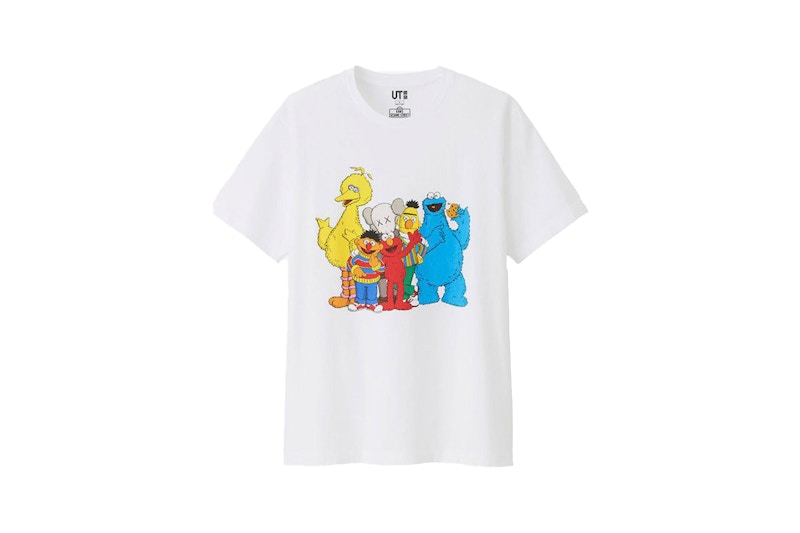 KAWS x Uniqlo x Sesame Street Group #2 Tee (US Sizing) White