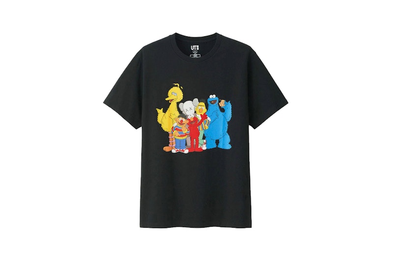KAWS x Uniqlo x Sesame Street Group #2 Tee (US Sizing) Black