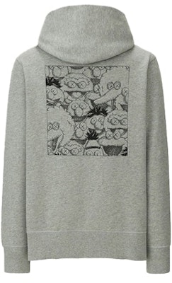 KAWS x Uniqlo x Sesame Street XX Hoodie Gray Order KAWS x Uniqlo x Sesame Street XX Hoodie Gray