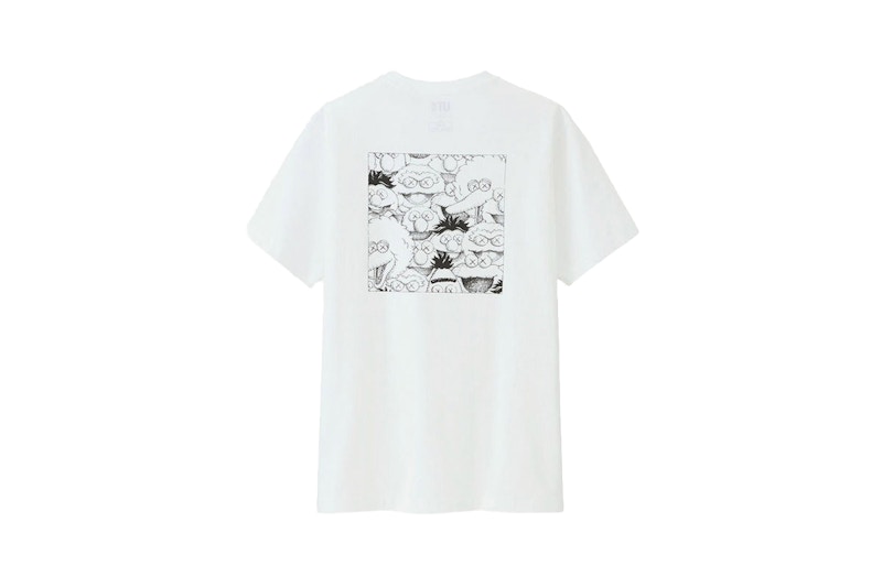 Order 카우스 X 유니클로 X 세서미 스트리트 XX 포켓 티셔츠 (화이트) 
