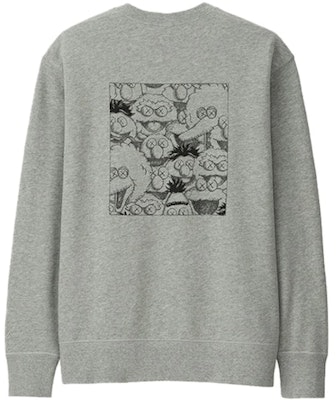 KAWS x Uniqlo x Sesame Street XX Sweatshirt (Japanese Sizing) Gray Order KAWS x Uniqlo x Sesame Street XX Sweatshirt (Japanese Sizing) Gray