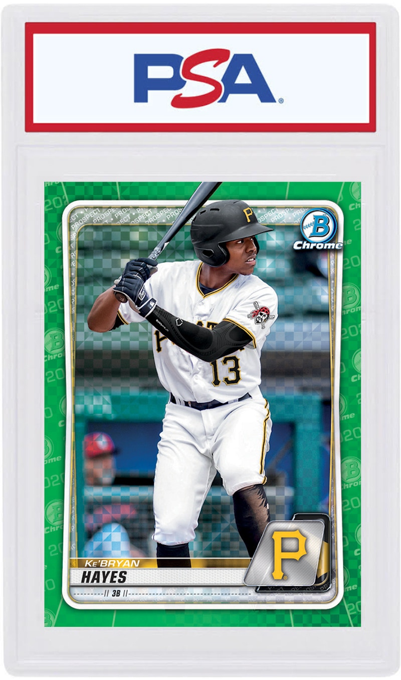 Ke'Bryan Hayes 2020 Bowman Chrome X Green X-Fractor /31 #BCP-220