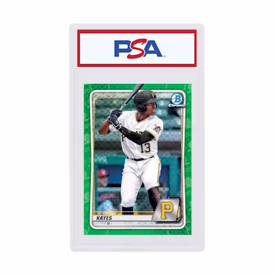 Ke'Bryan Hayes 2020 Bowman Chrome X Green X-Fractor /31 #BCP-220