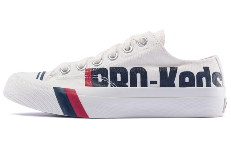 Keds Royal Lo 'Logo Print White Canvas'
