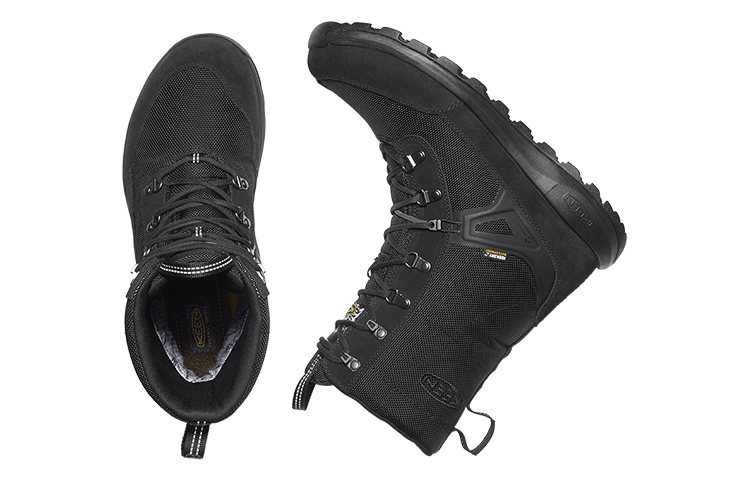 Shop KEEN GLIESER TALL WP 戶外保暖防水休閒 高幫 戶外功能鞋 男款 黑色
