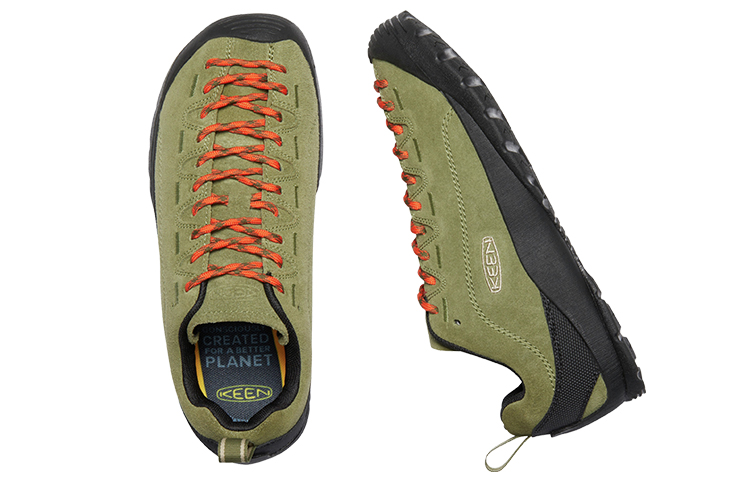 Shop KEEN JASPER 簡約運動 休閒登山戶外鞋 橄欖色