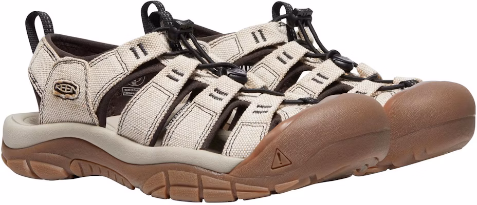 KEEN Newport Canvas 'Putih Kuning Tan' 1026222 Lookbook KEEN Newport Canvas 'Putih Kuning Tan' 1026222