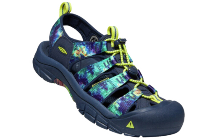 Lookbook KEEN Newport H2 涼鞋 藍綠色