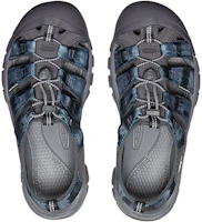Shop KEEN Newport H2 溯溪鞋 輕便舒適休閒鞋 扎染圖案 防滑沙灘涼鞋 男款 磁鐵灰