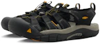 Shop KEEN Newport H2 戶外休閒低幫防滑耐磨透氣運動涼鞋溯溪鞋 男款 黑色/墨綠色