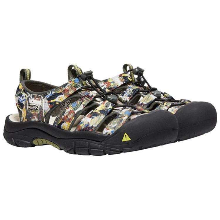 KEEN Newport Retro 'Green Print/Black' 圖 3