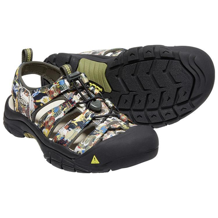 KEEN Newport Retro 'Green Print/Black' 圖 4