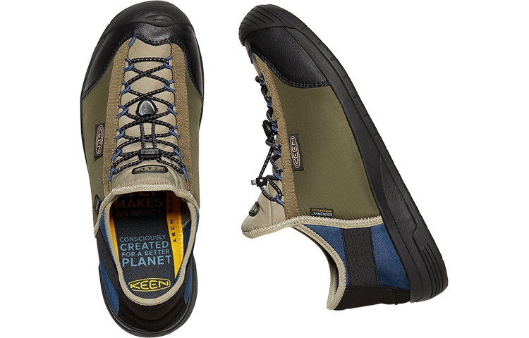 Shop KEEN Outdoor Low 'Deep Olive Wolf Yellow' 1026675