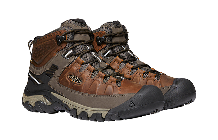 Lookbook KEEN Targhee 3 中筒防水徒步登山鞋 防滑耐磨休閒鞋 低筒 戶外功能鞋 男款 栗色枯葉棕