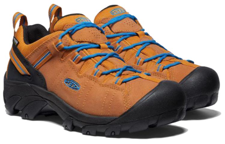 Lookbook KEEN Targhee II WP 'Biru Cokelat' Sepatu Gunung Pria/Wanita 1027137