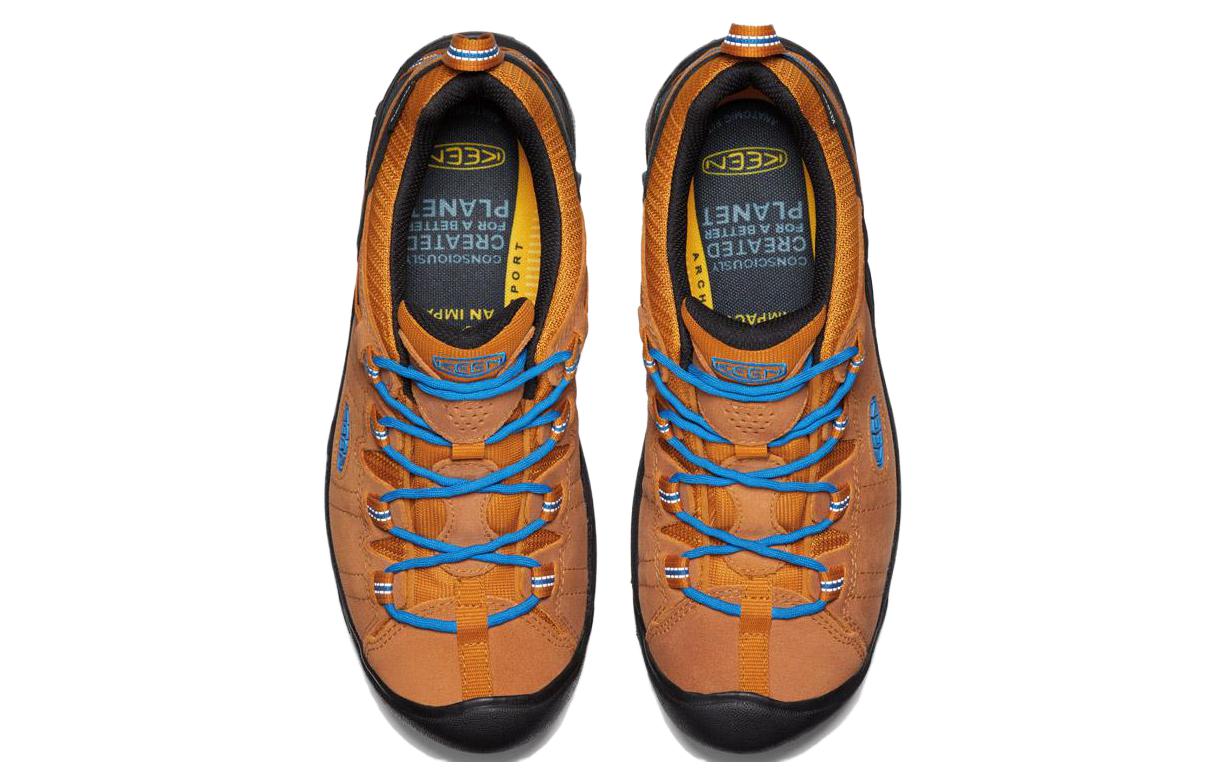 Shop KEEN Targhee II WP 'Biru Cokelat' Sepatu Gunung Pria/Wanita 1027137