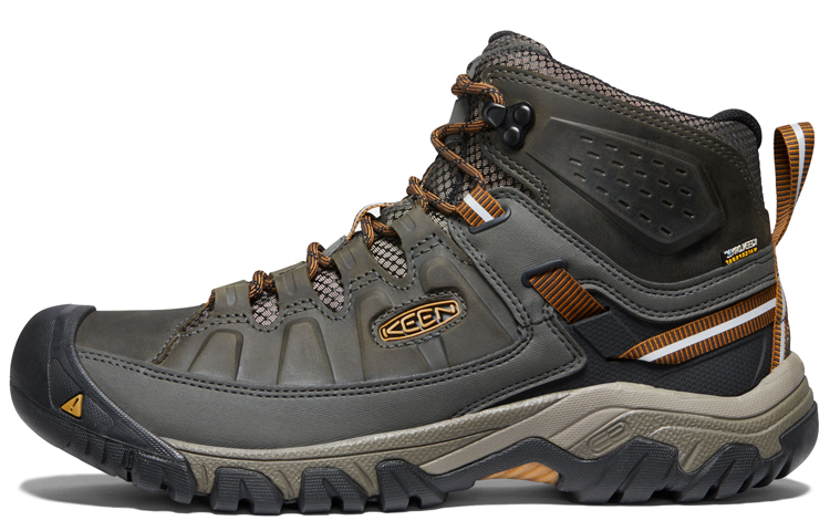 KEEN Targhee III Waterproof Mid Black Olive Golden Brown 'Green' 1017787