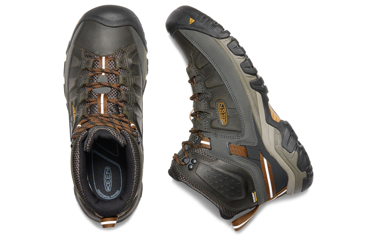 KEEN Targhee III Waterproof Mid Black Olive Golden Brown 'Green' 圖 5