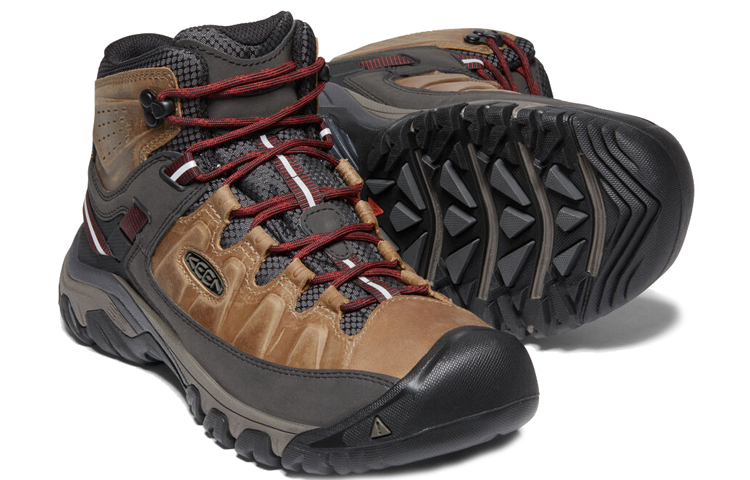 KEEN Targhee III Waterproof Mid 'Brown Black' 圖 4
