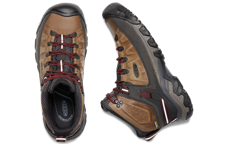 KEEN Targhee III Waterproof Mid 'Brown Black' 圖 5