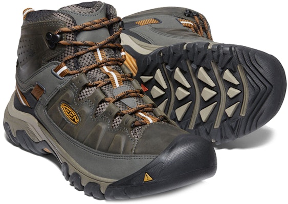 KEEN Targhee III Waterproof Mid 'Black Olive' Kasut Pendakian Lelaki 1017787 Shop KEEN Targhee III Waterproof Mid 'Black Olive' Kasut Pendakian Lelaki 1017787