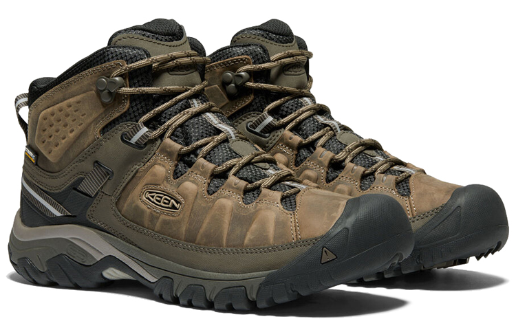 Order KEEN Targhee III 防水中筒靴 '棕黑色' 1017786