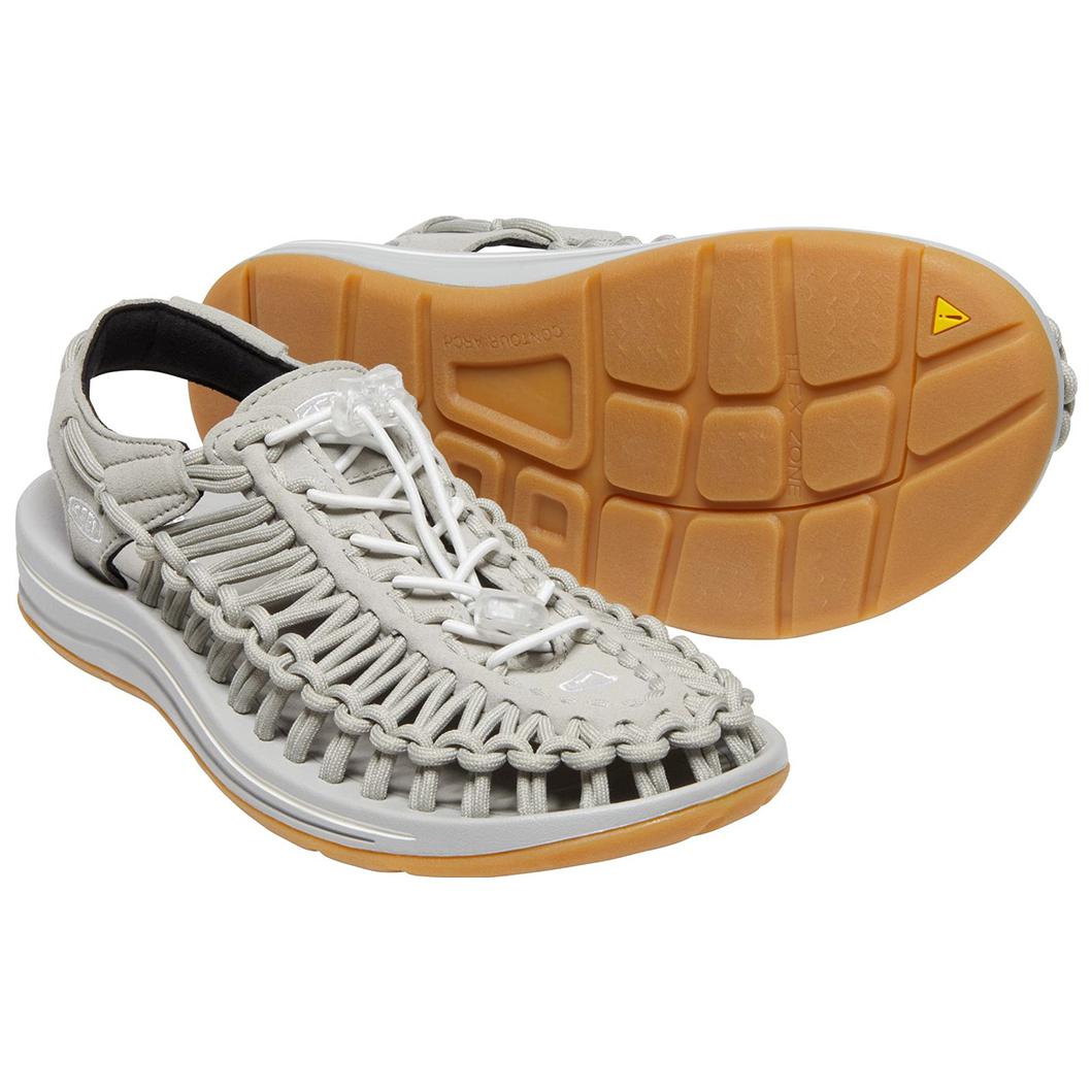 Lookbook KEEN UNEEK 戶外時尚潮搭 女鞋 休閒鞋防滑耐磨透氣溯溪鞋 煙雨色