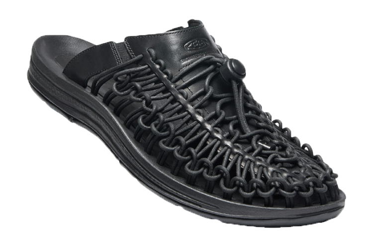 KEEN UNEEK PRM Leather Slide 'Black' 圖 6
