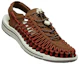 Lookbook KEEN Uneek Sandals 'Dark Brown Brick Red' 1020784
