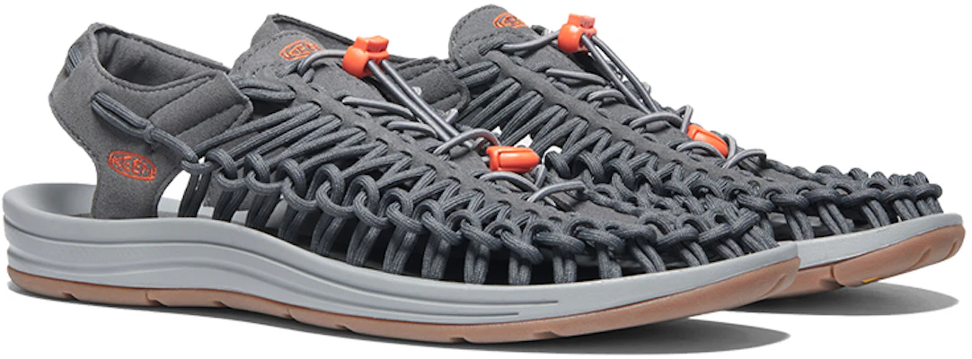 KEEN Uneek Sandals 'Grey Orange' 1025183 Lookbook KEEN Uneek Sandals 'Grey Orange' 1025183