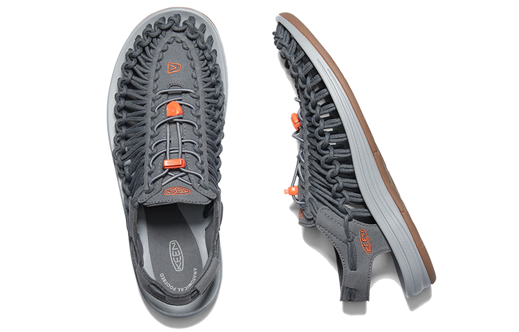 Shop KEEN Uneek Sandals 'Grey Orange' 1025183