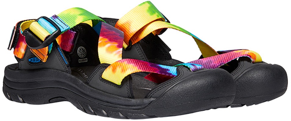 KEEN Zerraport 2 溯溪鞋 舒適戶外防滑休閒 多色扎染圖 運動涼鞋 男款 黑色 Lookbook KEEN Zerraport 2 溯溪鞋 舒適戶外防滑休閒 多色扎染圖 運動涼鞋 男款 黑色