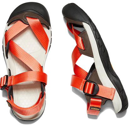 KEEN Zerraport II系列 溯溪鞋 簡約舒適 戶外運動涼鞋 男款 橙色 Shop KEEN Zerraport II系列 溯溪鞋 簡約舒適 戶外運動涼鞋 男款 橙色