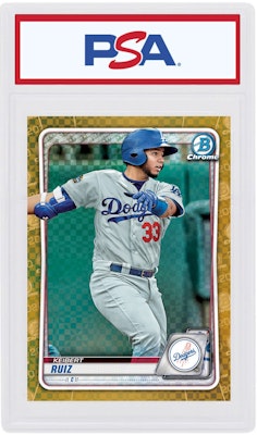 基伯特·魯伊茲 2020 Bowman Chrome X金色X折射卡/3 #BCP-210 Buy 基伯特·魯伊茲 2020 Bowman Chrome X金色X折射卡/3 #BCP-210